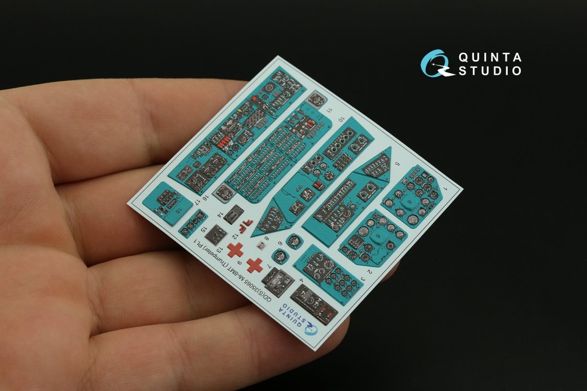 Quinta Studio QDS-35065 Mi-8MT 3D-Printed &amp;amp; colored Interior on decal paper (Trumpeter) (Small version) 1/35 – immagine 7