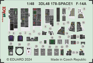 Eduard 3DL48178 F-14A SPACE GREAT WALL HOBBY 1/48 – Bild 4