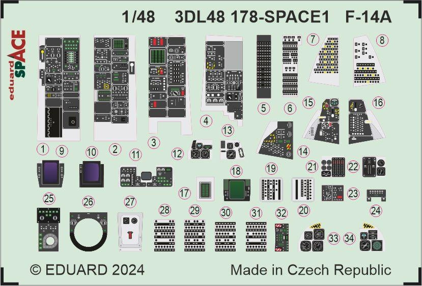 Eduard 3DL48178 F-14A SPACE GREAT WALL HOBBY 1/48 – Bild 4