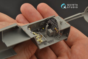 Quinta Studio QD35041 Bf 109G-6 3D-Printed &amp;amp; colored Interior on decal paper (for Border Model kit) 1/35 – Bild 4
