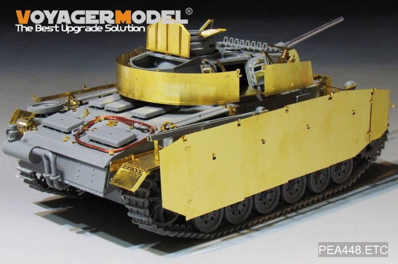 Voyager Model PEA448 WWII German Pz.Kpfw.III Ausf.M/N Additional Armor (For TAKOM) 1/35 – obrázek 3