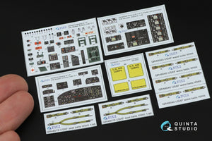 Quinta Studio QDS-48542 Boeing B-17F 3D-Printed &amp;amp; colored Interior on decal paper (HK models, Eduard) (small version) 1/48 – Bild 2