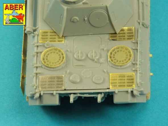 Aber 72A16 Grilles for German Panther, Ausf.A/D / PzKpfw. V, Ausf.A/D, Panther - Grilles 1/72 – image 4