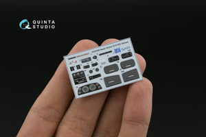 Quinta Studio QD24006 Nissan Skyline GT-R R32 3D-Printed &amp;amp; colored Interior on decal paper (Tamiya) 1/24 – image 3