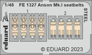 Eduard FE1327 Anson Mk. And seatbelts STEEL AIRFIX 1/48