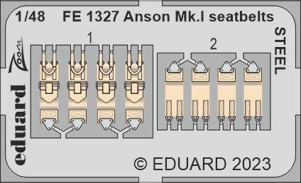 Eduard FE1327 Anson Mk. And seatbelts STEEL AIRFIX 1/48
