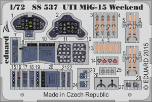 Eduard SS537 UTI MIG-15 Weekend 1/72 EDUARD
