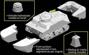 Dragon 7486 IJN Type 2 Amphibious Tank (Ka-Mi) w/Floating Pontoons 1/72 – image 7