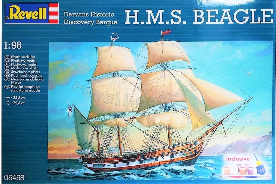 Revell 05458 HMS Beagle (Sailing Ships) (1/96)