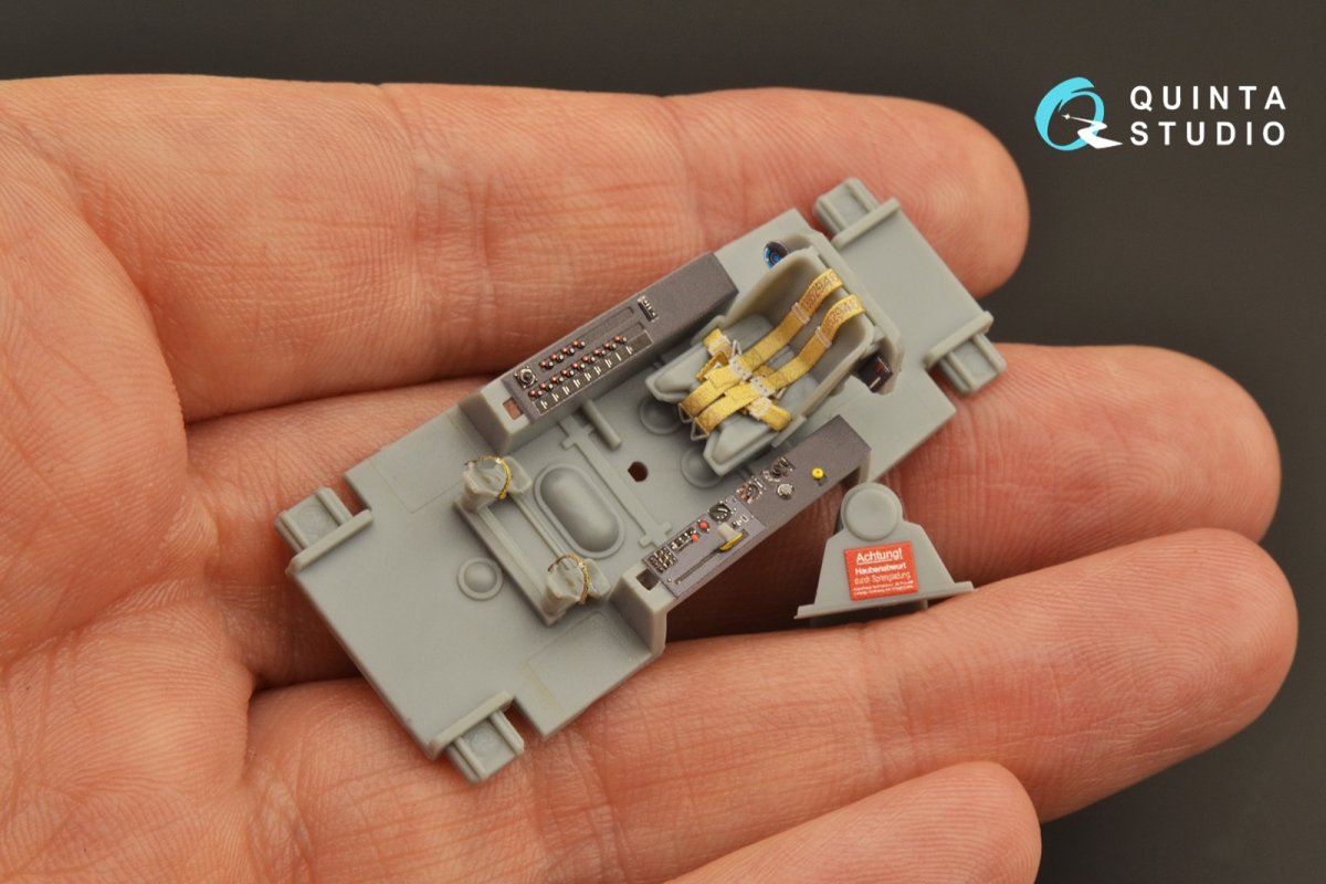Quinta Studio QD48268 Ta 152C 3D-Printed &amp;amp; colored Interior on decal paper (Hobby Boss) 1/48 – immagine 7