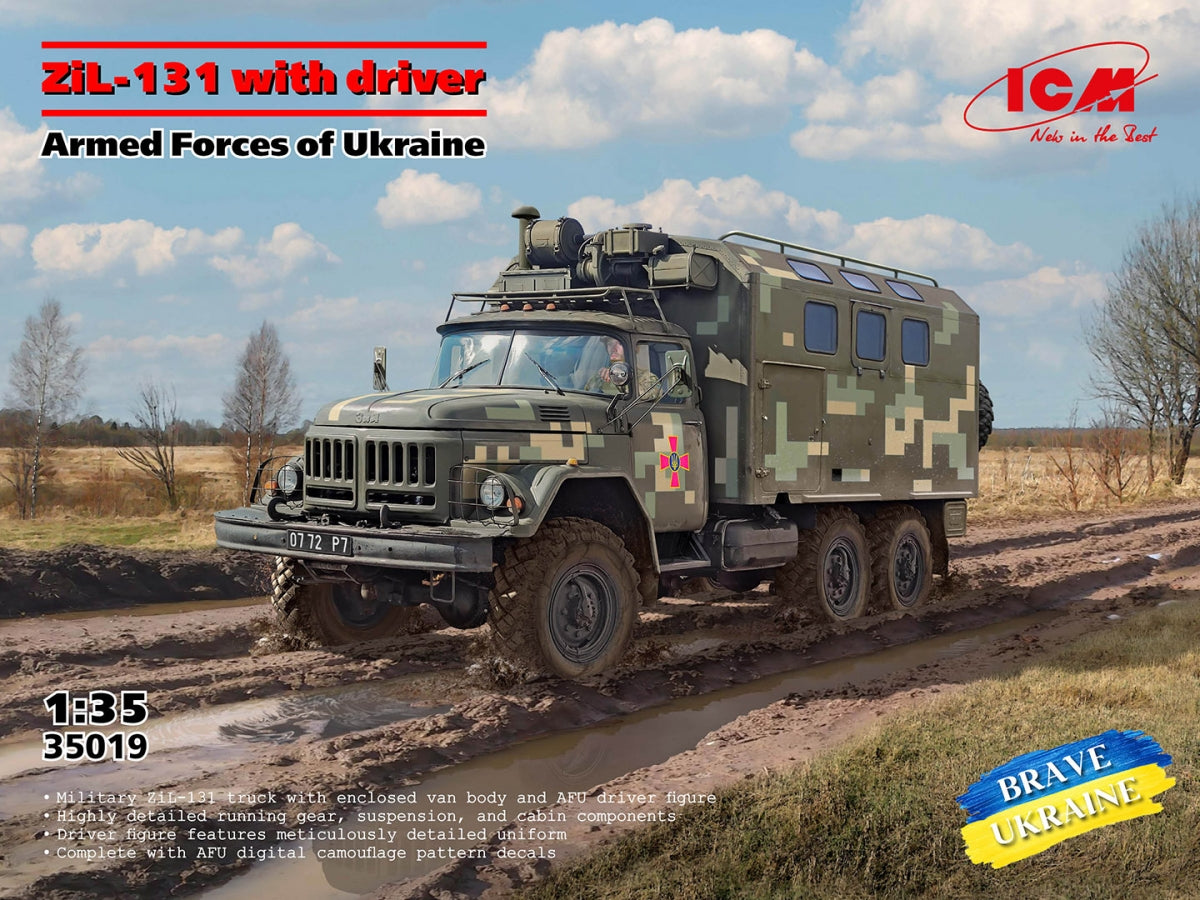 ICM 35019 ZIL-131 with driver Armed Forces of Ukraine 1/35 – imagen 2