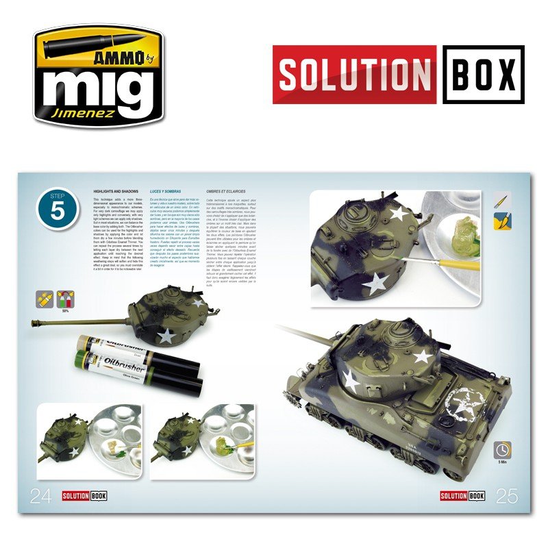 AMMO of Mig Jimenez 7700 WW II AMERICAN ETO SOLUTION BOX – obrázek 7