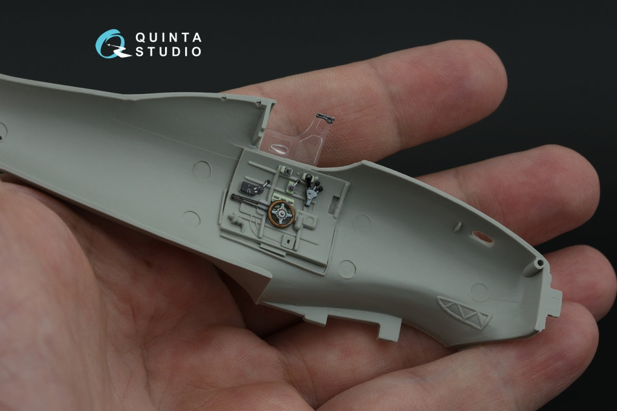 Quinta Studio QD48466 Macchi MC.200 Saetta (Early) 3D-Printed colored Interior on decal paper (Italeri) 1/48 – image 9