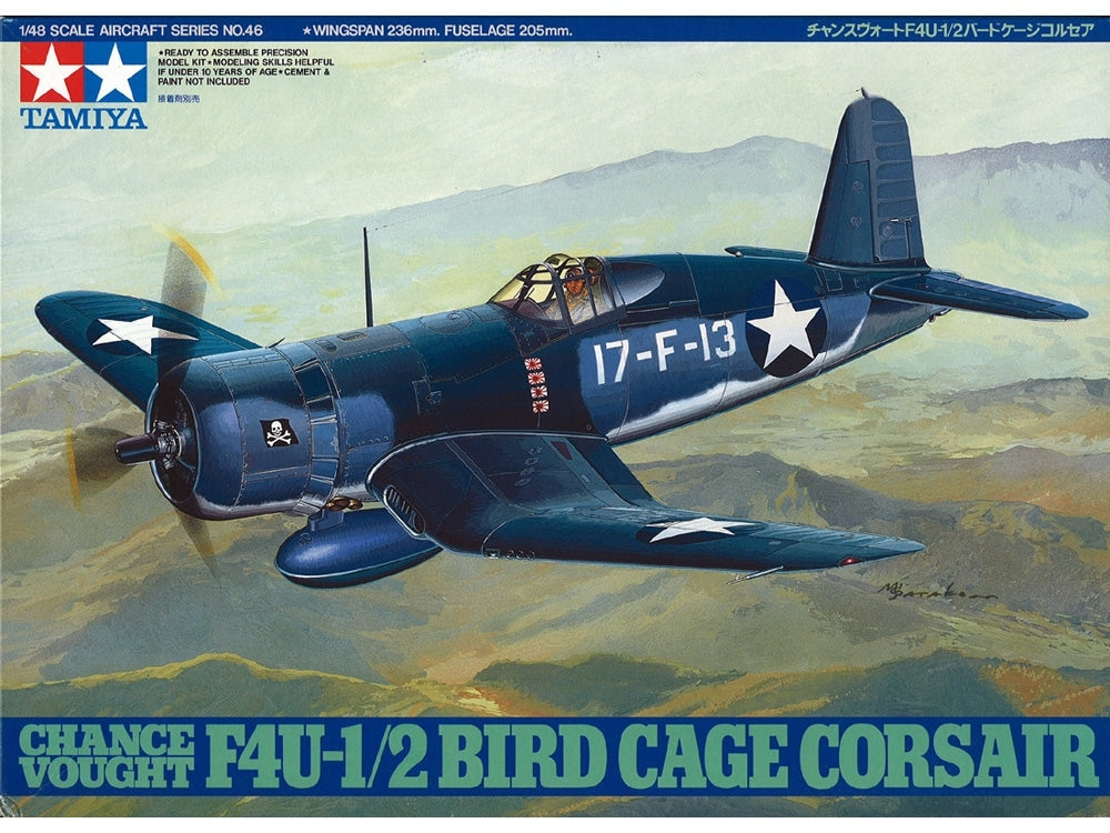 Tamiya 61046 Chance Vought F4U-1/2 Bird Cage Corsair 1/48 – obrázek 2