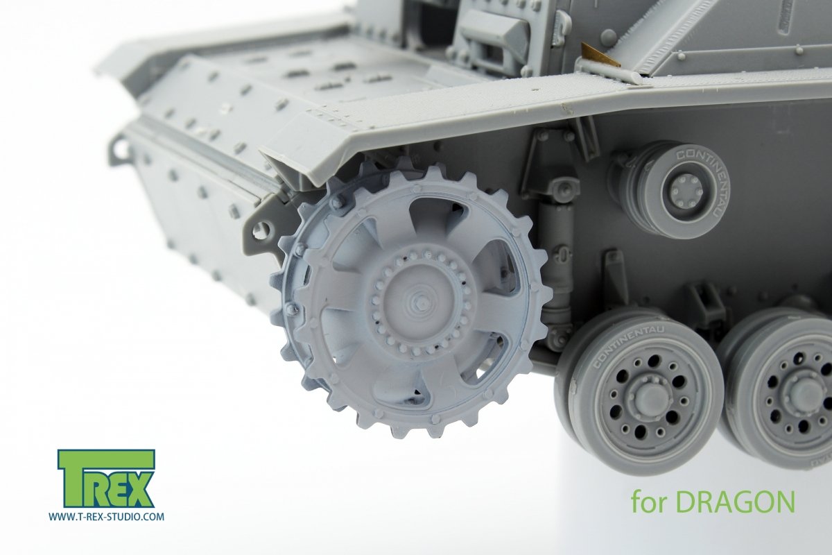 T-Rex Studio TR35008-1 Stug III Sprocket Set (Late Version A) for DRAGON 1/35 – zdjęcie 2