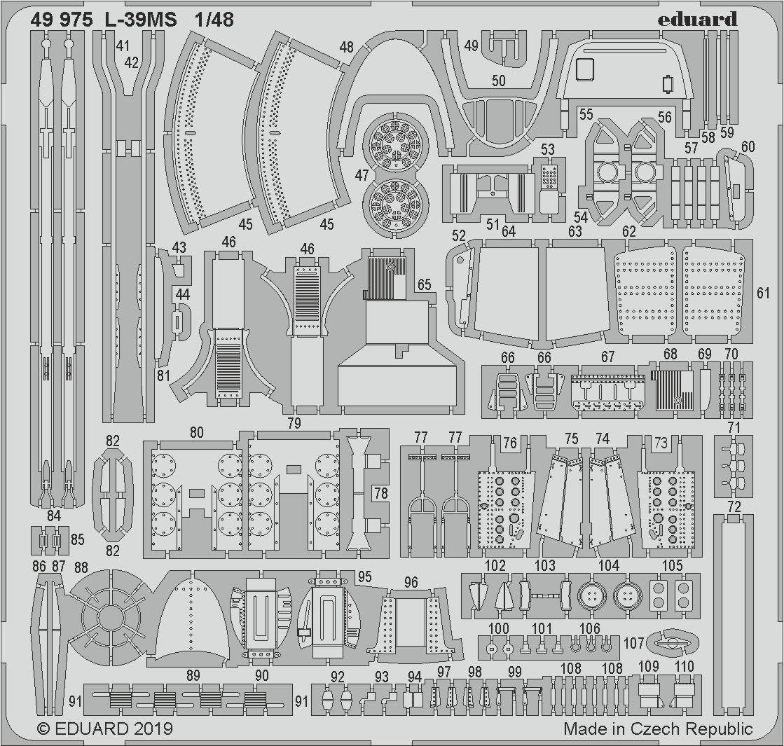 Eduard BIG49226 L-39MS TRUMPETER 1/48 – image 4