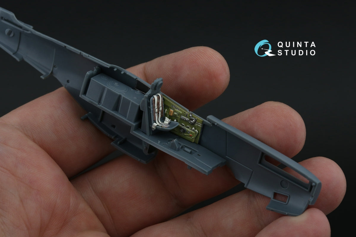 Quinta Studio QD72182 P-51D Mustang Late 3D-Printed &amp;amp; colored Interior on decal paper (Eduard) 1/72 – image 12