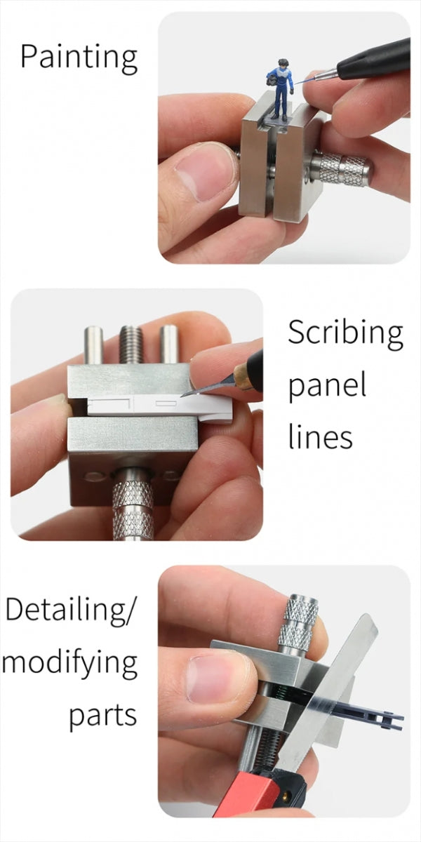 DSPIAE AT-MV Stainless Steel Precision Mini Vise/Vise – imagen 7