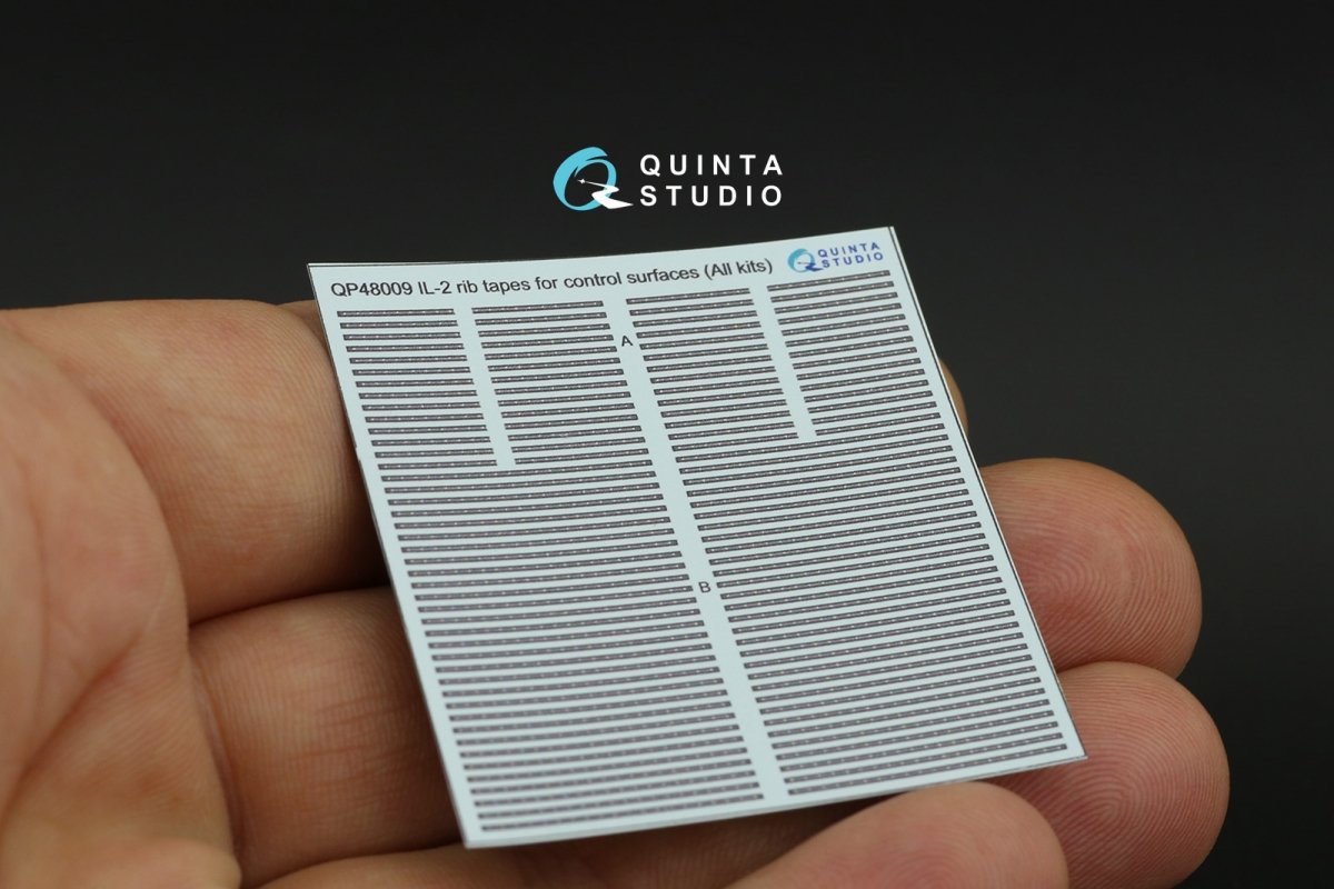 Quinta Studio QP48009 IL-2 rib tapes for control surfaces (All kits) 1/48 – obrázek 4