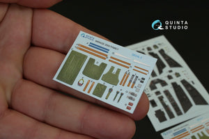 Quinta Studio QD32013 Mirage 2000N 3D-Printed &amp;amp; colored Interior on decal paper (for Kitty Hawk kit) 1/32 – obrázek 3