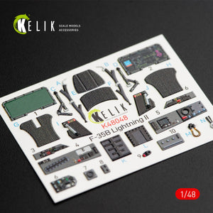KELIK K48048 F-35B LIGHTNING II INTERIOR 3D DECALS FOR KITTY HAWK KIT 1/48 – image 2