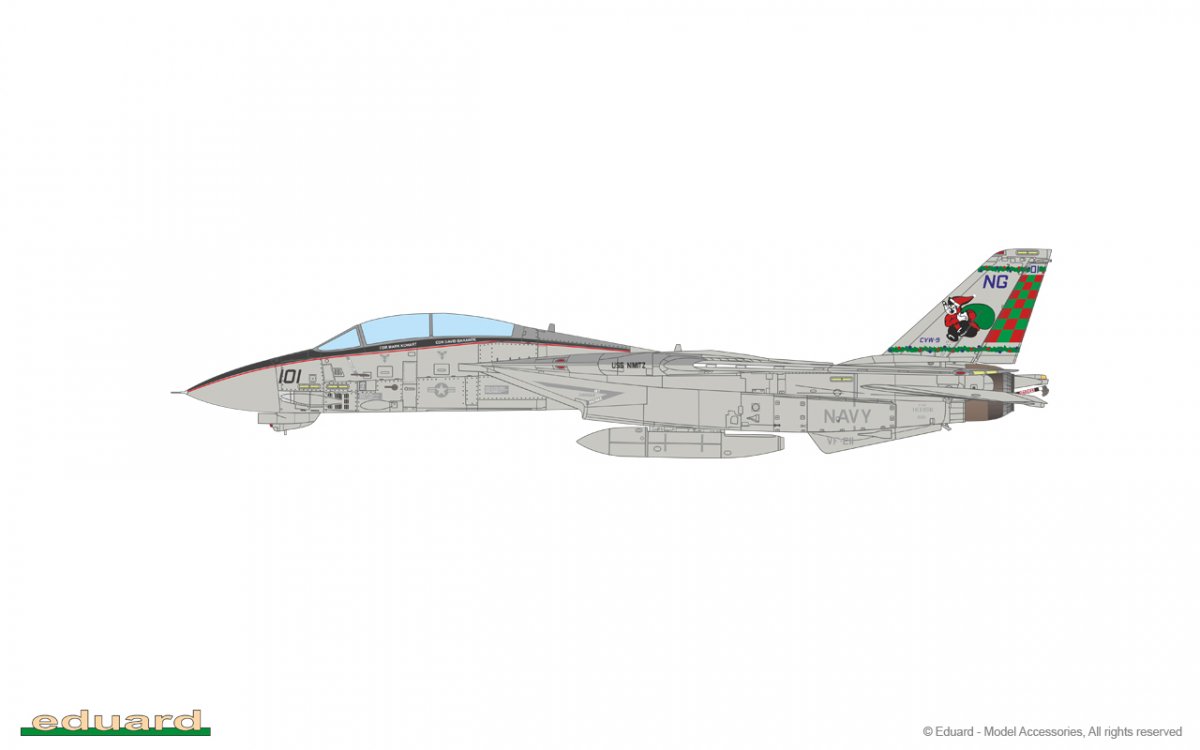 Eduard D48105 F-14A TAMIYA 1/48 – image 8