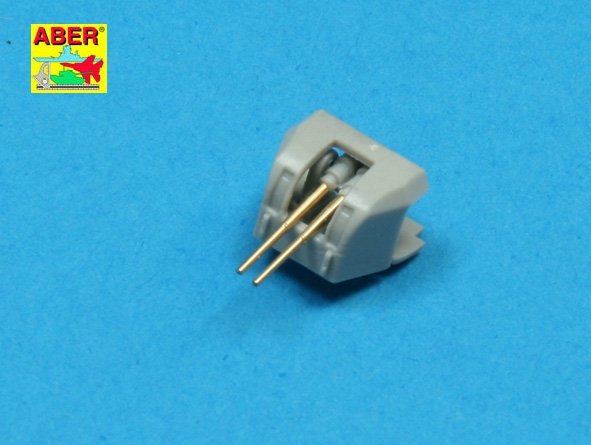 Aber 350L-28 Set of 16 pcs 102 mm QF Mk.XVI barrels for Royal Navy ships (1/350) – immagine 4