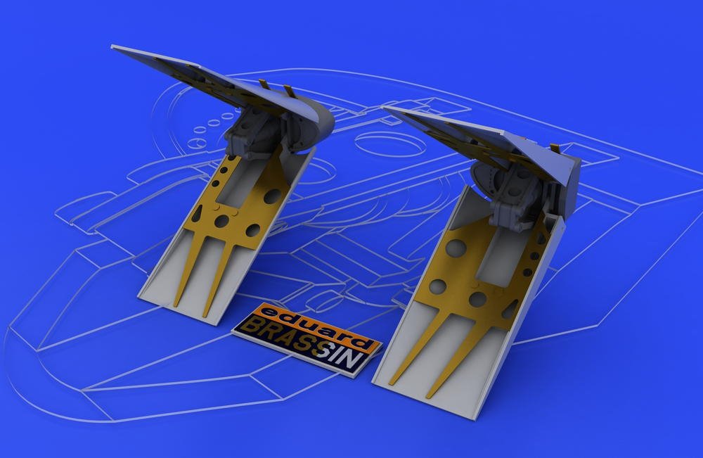 Eduard 648039 F-16 air brakes 1/48 (TAMIYA)