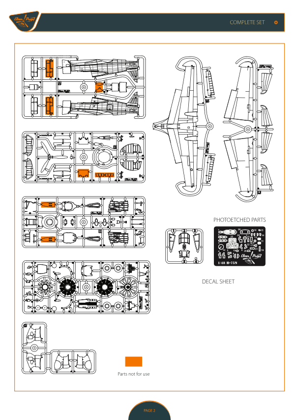 Clear Prop! CP4804 H-75N Hawk ADVANCED KIT 1/48 – obrázek 26