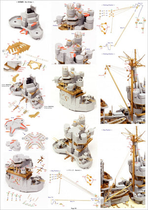 Pontos 35029F1 IJN NAGATO 1941 Detail Up Set 1/350 – obrázek 19