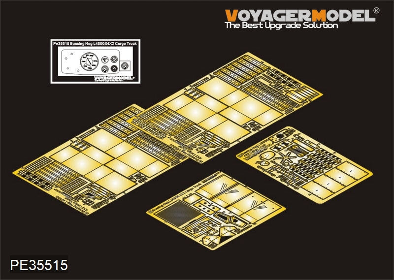 Voyager Model PE35515 WWII German Bussing Nag L4500S 4X2 Cargo Truck For AFV 35170 1/35