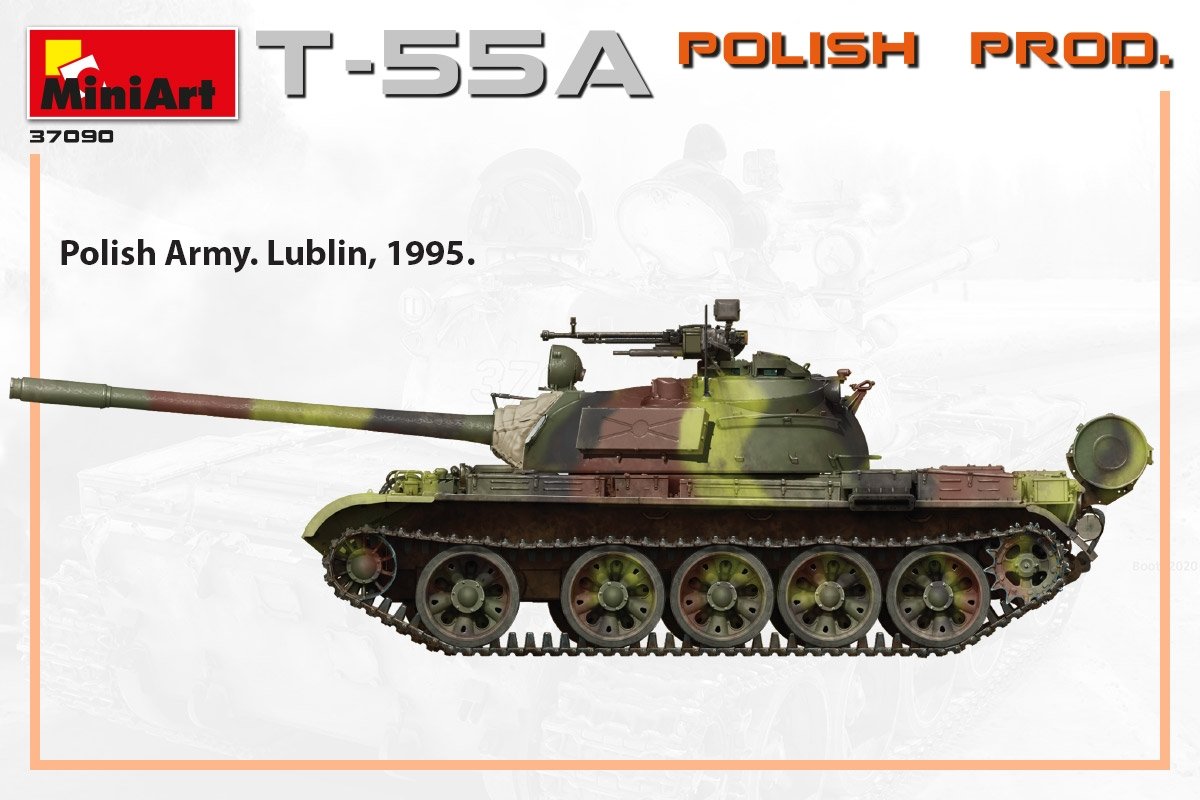 MiniArt 37090 T-55A POLISH PRODUCTION 1/35 – obrázek 9