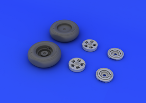 Eduard 632038 Spitfire Mk. I/II wheels 1/32 (Revell) – imagen 4