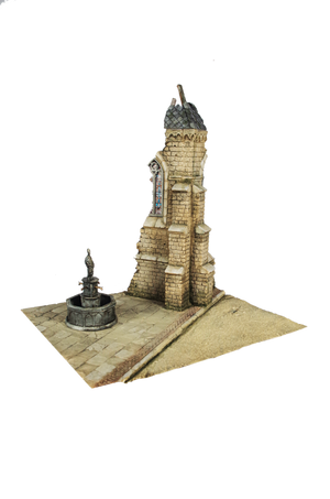 RT-Diorama 35038 Diorama Base: Small Church Corner &amp;quot;Forgotten Sanctuary&amp;quot; 1/35 – immagine 5