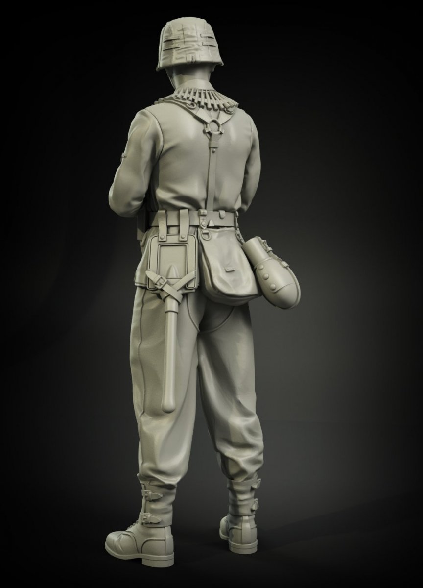 Panzer Art FI35-039 Waffen-SS MG-42 gunner 1/35 – image 4