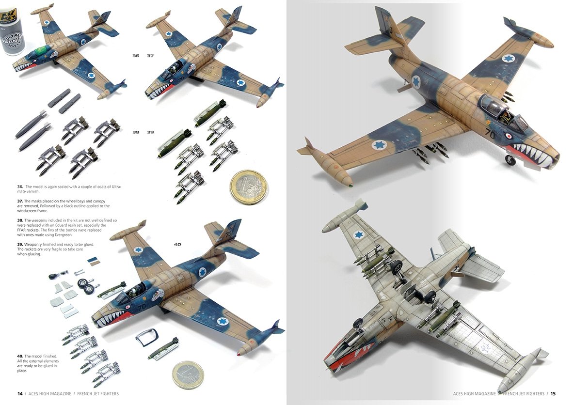 AK Interactive AK2931 ACES HIGH MAGAZINE ISSUE 15 FRENCH JET FIGHTERS – zdjęcie 3