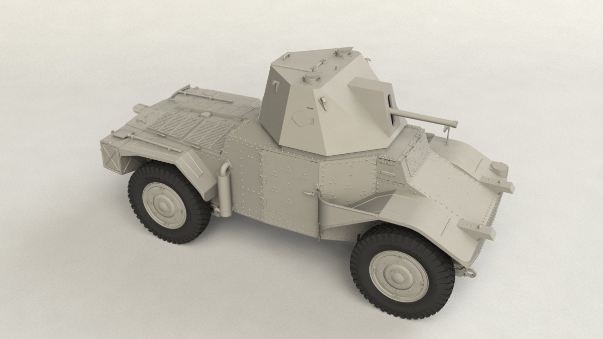 ICM 35377 Panzerspahwagen P 204 (f) with CDM turret, WWII German Armored Vehicle 1/35 – image 2