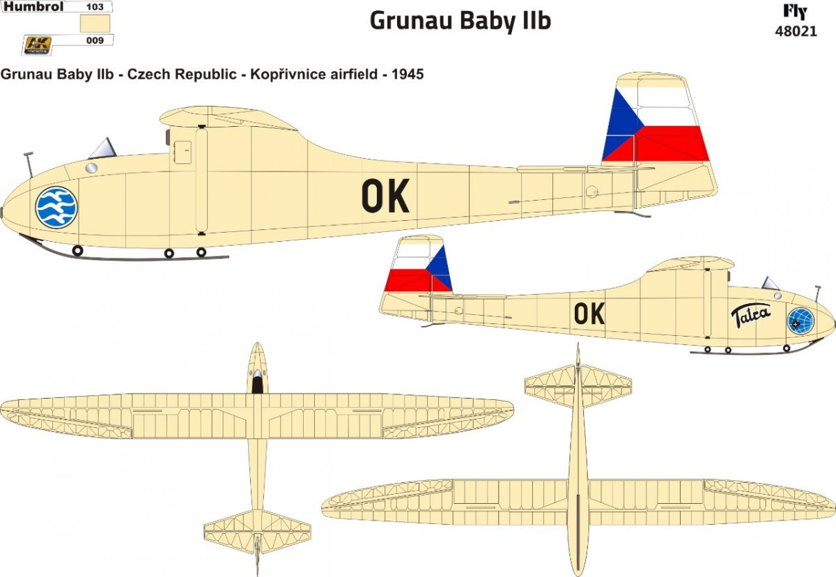 Fly 48021 Grunau Baby IIB Czechoslovakia 1/48 – image 3