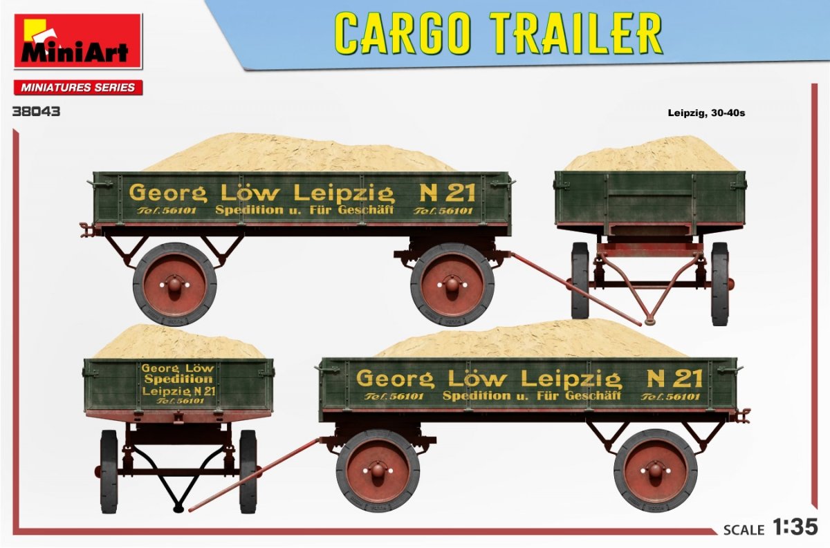 MiniArt 38043 GERMAN CARGO TRAILER 1/35 – Bild 4