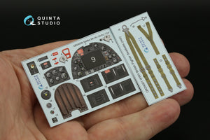 Quinta Studio QD24009 Spitfire Mk.IXc 3D-Printed &amp;amp; colored Interior on decal paper (Airfix) 1/24 – obrázek 9