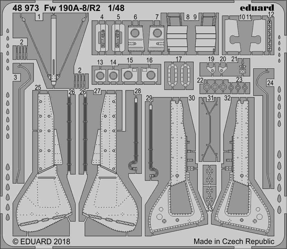 Eduard 48973 Fw 190A-8/ R2 EDUARD 1/48