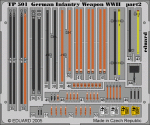 Eduard TP501 German Infantry Weapon WWII 1/35