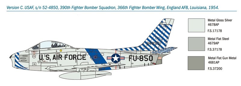 Italeri 1426 F-86F Sabre 1/72 – imagen 5