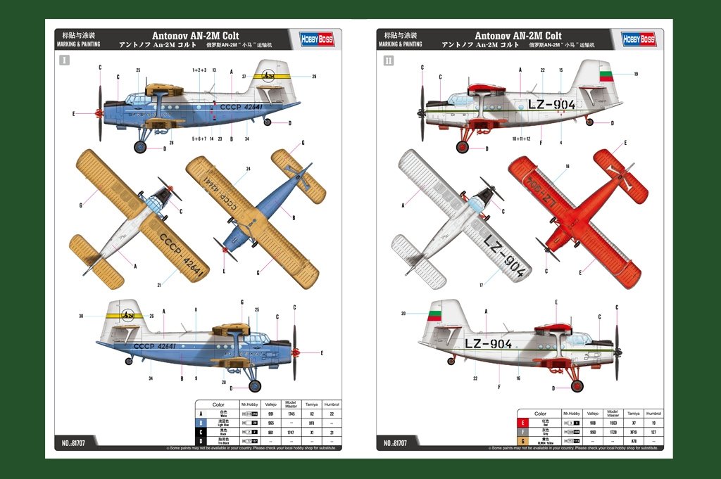 Hobby Boss 81707 Antonov AN-2M Colt 1/48 – Bild 2