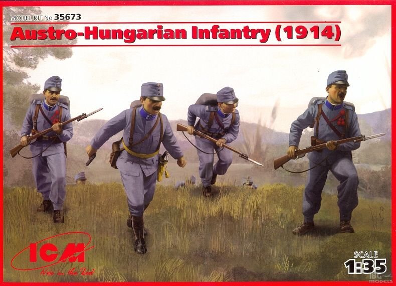 ICM 35673 Austro-Hungarian Infantry (1914) (4 figures)