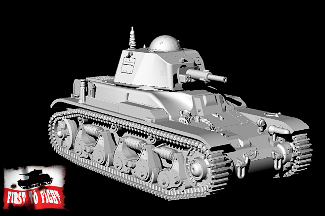 First To Fight PL096 Renault R39 with 37mm SA38 gun 1/72 – Bild 4