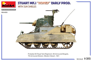 MiniArt 35423 Stuart Mk.I “Honey” Early Production w/Sun Shields 1/35 – image 4