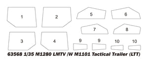 I Love Kit 63568 M1280 LMTV /W M1101 Tactical Trailer (LTT) 1/35 – image 4