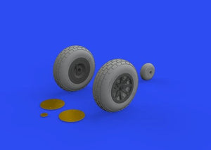 Eduard 632160 P-40E wheels TRUMPETER 1/32 – Bild 2