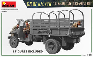 MiniArt 35383 G7107 w/CREW 1.5t 4X4 CARGO TRUCK w/METAL BODY 1/35 – Bild 11